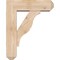 Ekena Millwork Funston Craftsman Smooth Bracket w/ Offset Brace, Douglas Fir, 5 1/2"W x 16"D x 20"H BKT0604X16X20FST04SDF - alternate 3